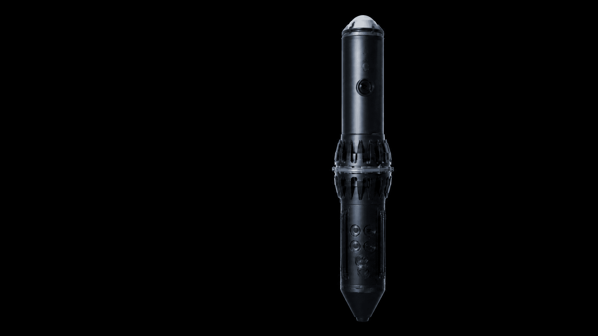 Argus B on a black background
